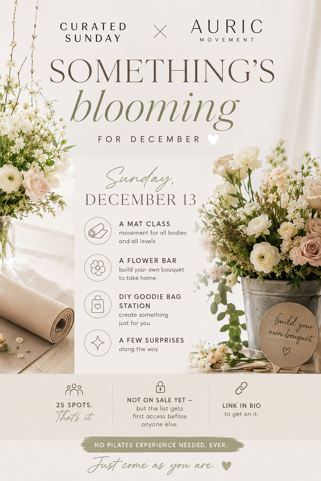 Something&rsquo;s Blooming — Saturday, December 13th, Long Island